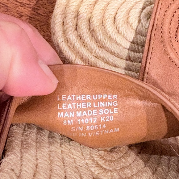 Tory Burch Benton open toe espadrille slide sandals size 8 - Picture 4 of 5